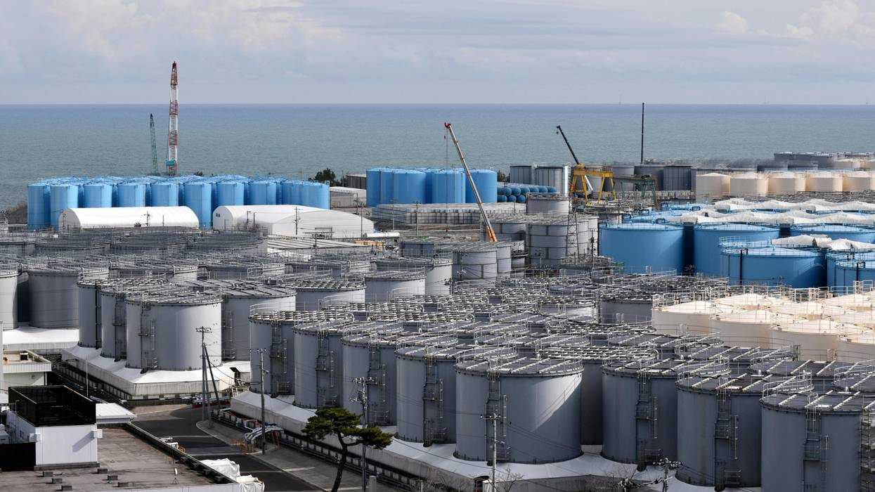 Fukushima water storage tanks