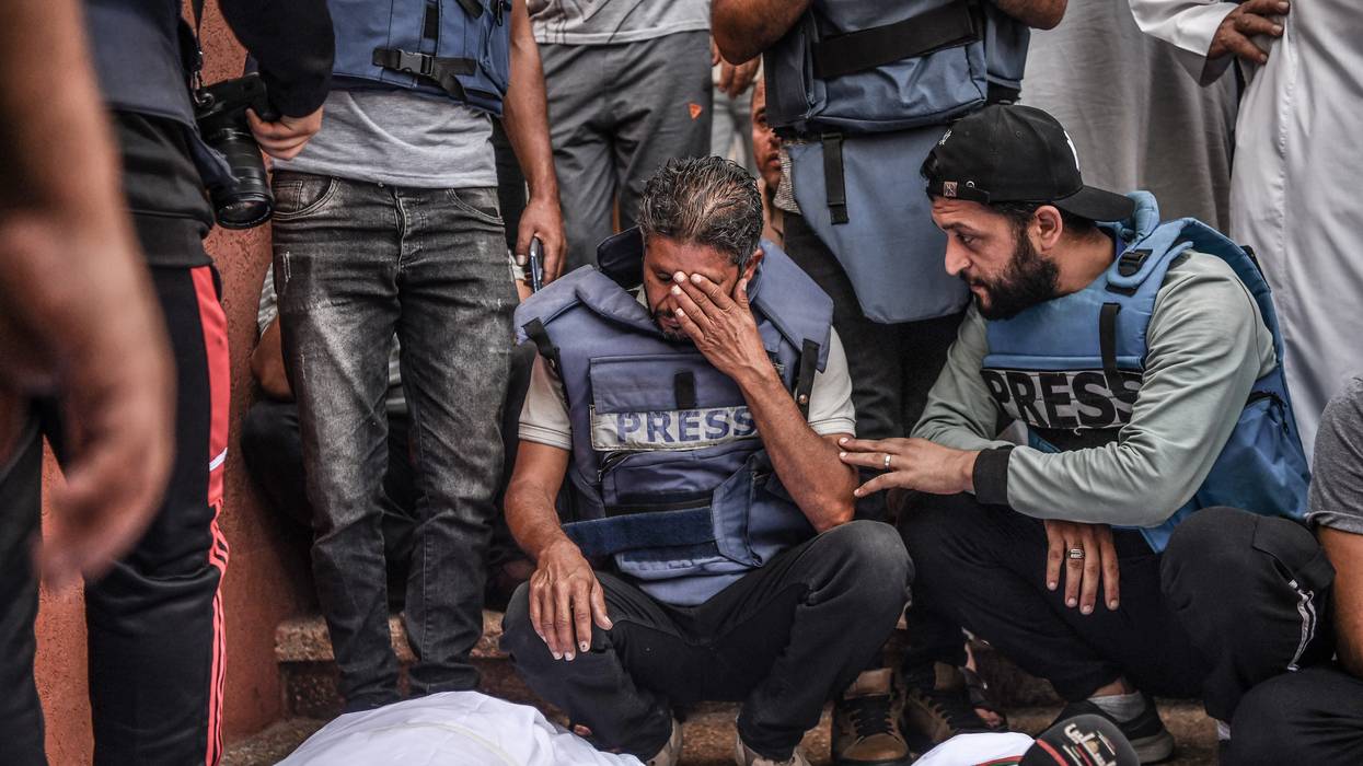 Funeral ceremony for Palestine TV correspondent