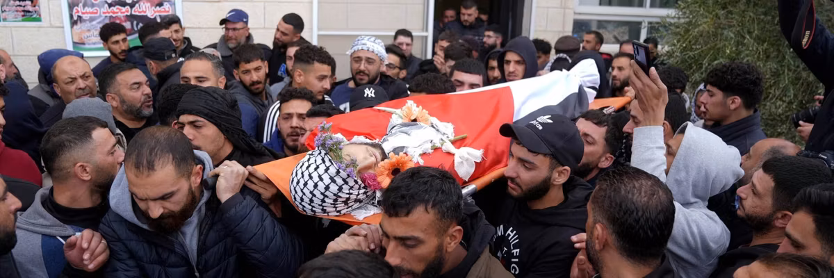 Funeral held for Palestinian killed in settler attack