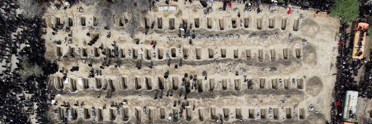 Funeral Held For Students And Staff Killed at school in Minab, Iran