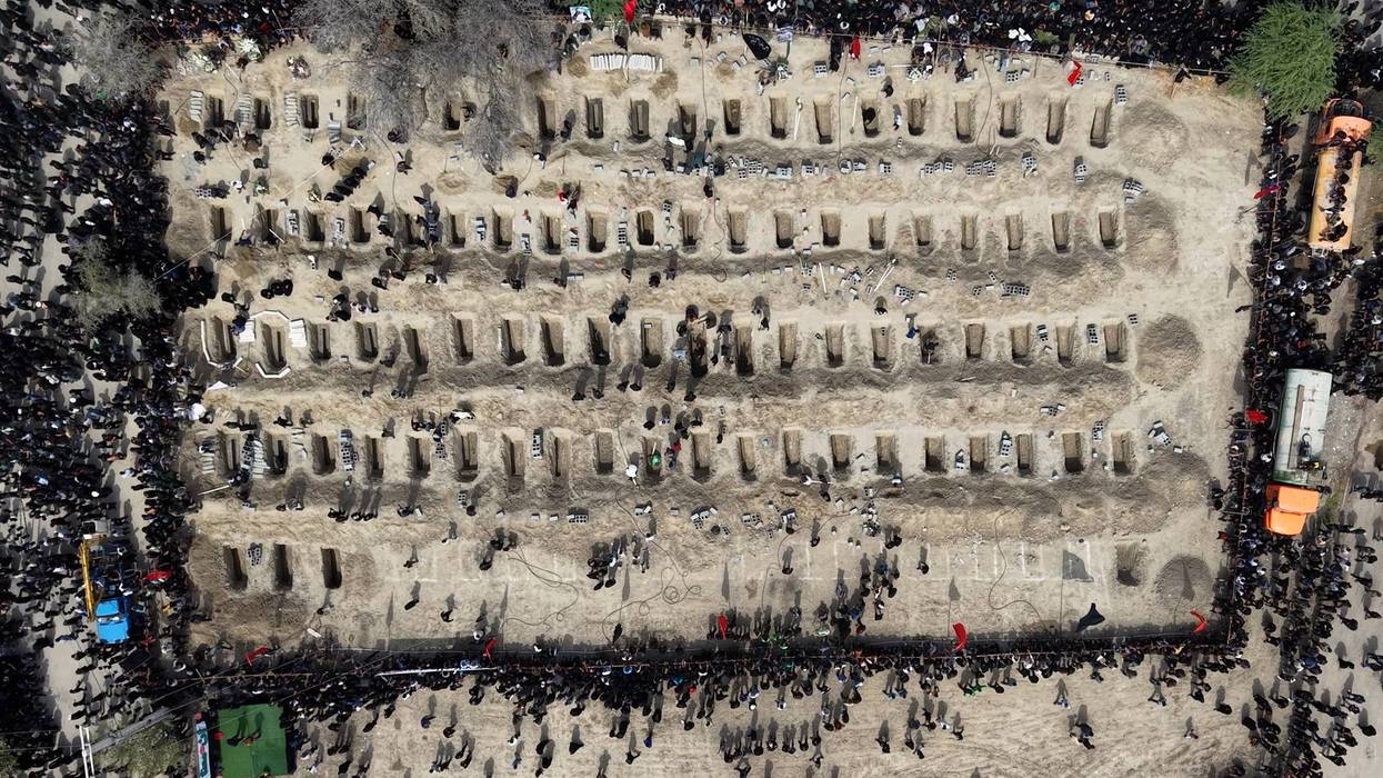 Funeral Held For Students And Staff Killed at school in Minab, Iran