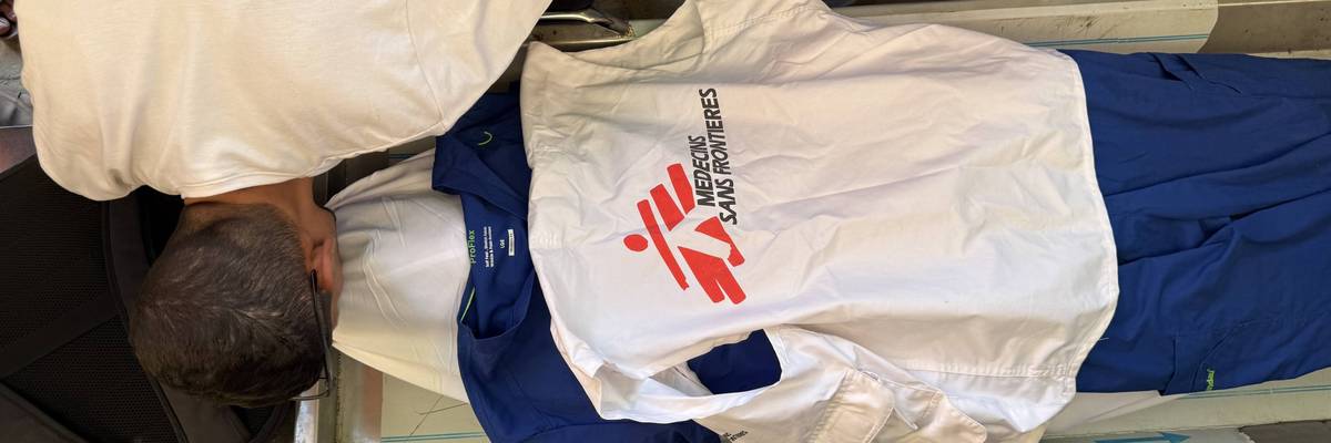 Funeral of Dr. Hussein Najjar of Doctors Without Borders