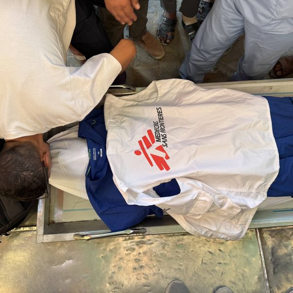 Funeral of Dr. Hussein Najjar of Doctors Without Borders