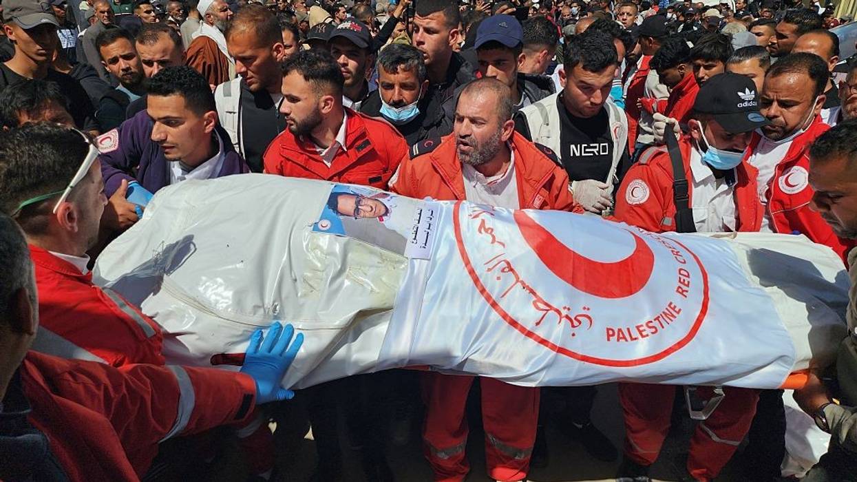 Funerals of 8 Palestinian health workers held in Khan Yunis
