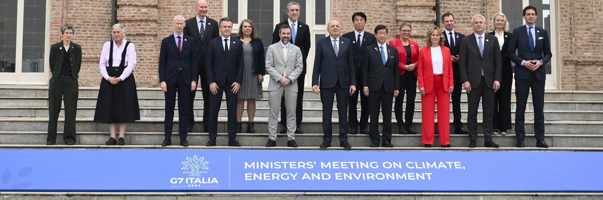 G7 Climate, Energy, and Environment ministers. 