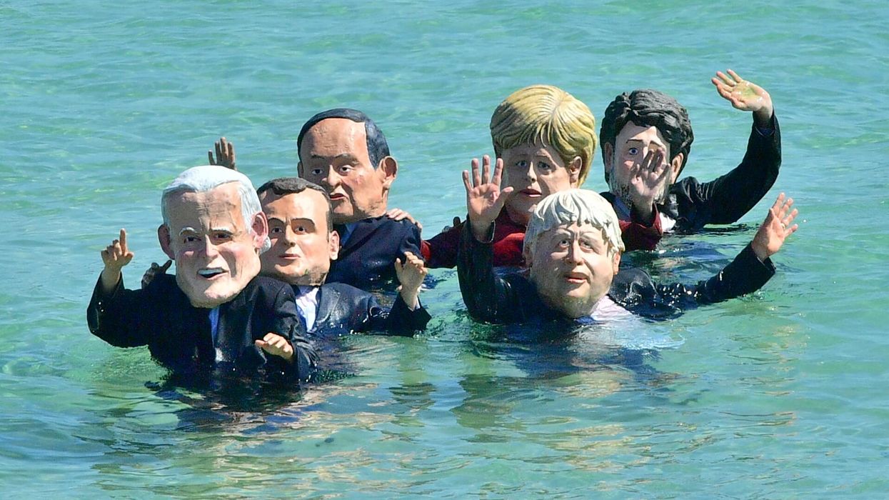 G7 leaders drowning