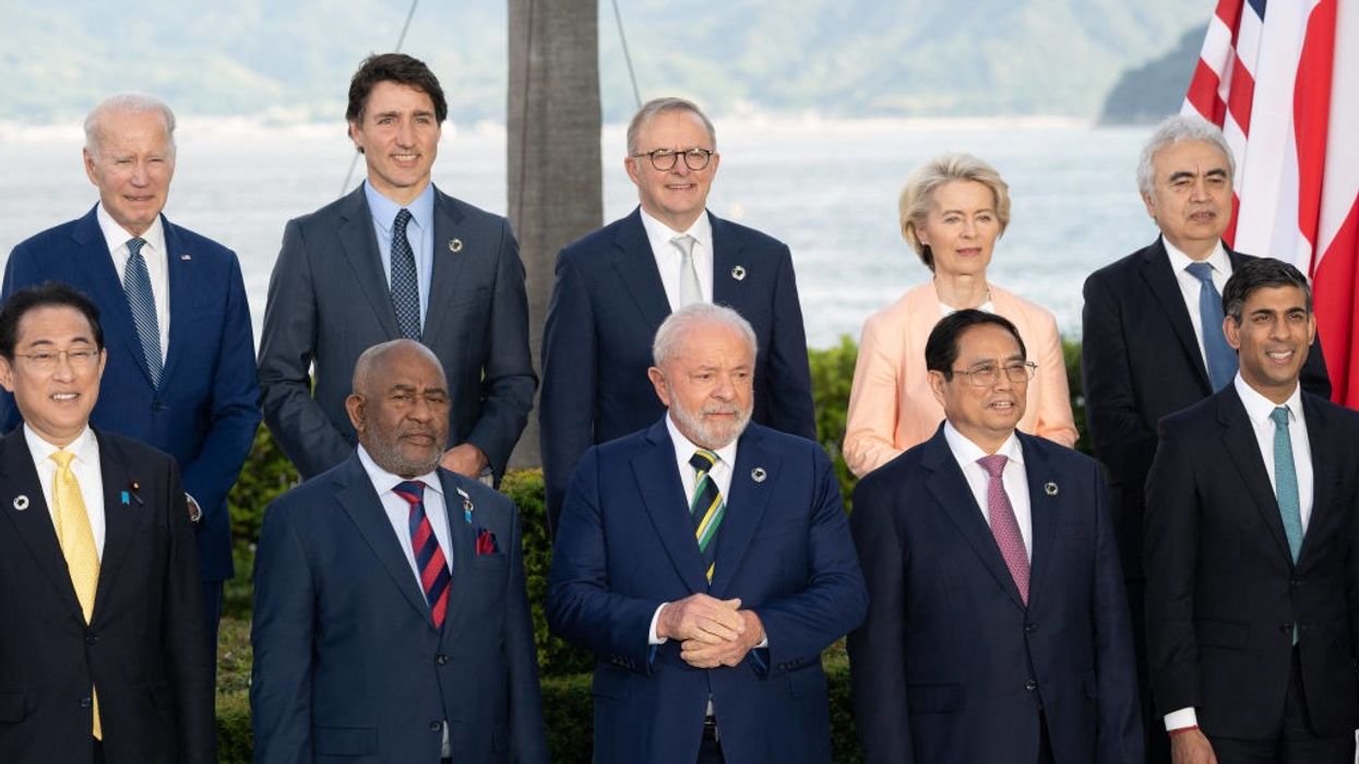 G7 leaders in Hiroshima, Japan on May 20, 2023