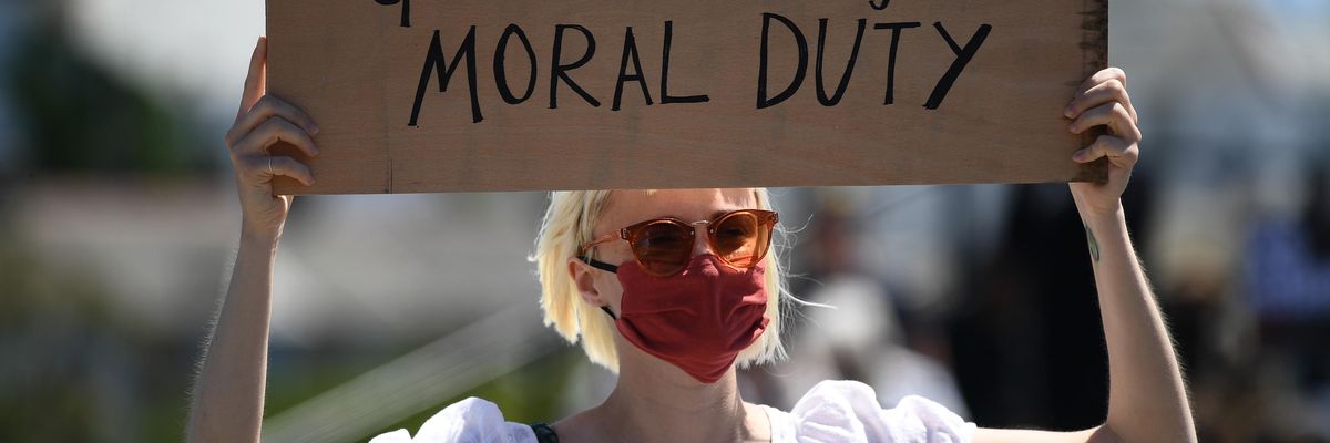 G7 Protesters target richest nations over moral crisis of climate and vaccines