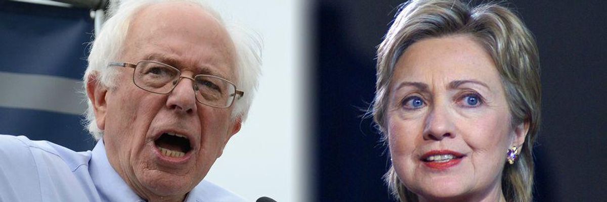 Sanders' National Favorability Doubles as Clinton Lead Slides