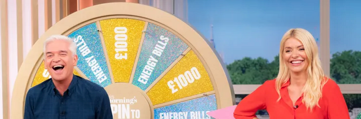 Game show-like segment raffled off energy bill payments