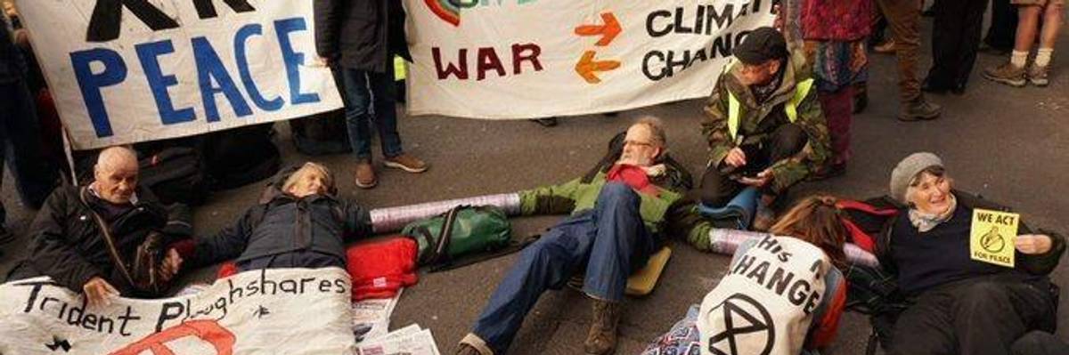 Extinction Rebellion: A Flock of Starlings and a Plane Tree