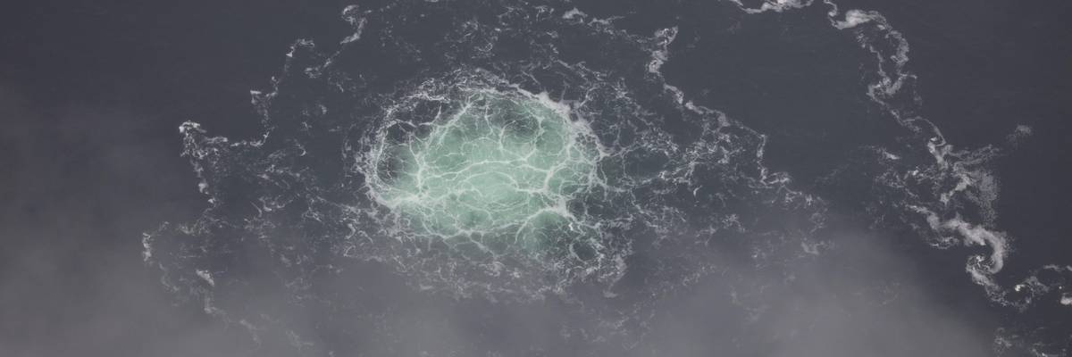 Gas leaks from the Nord Stream gas pipeline system