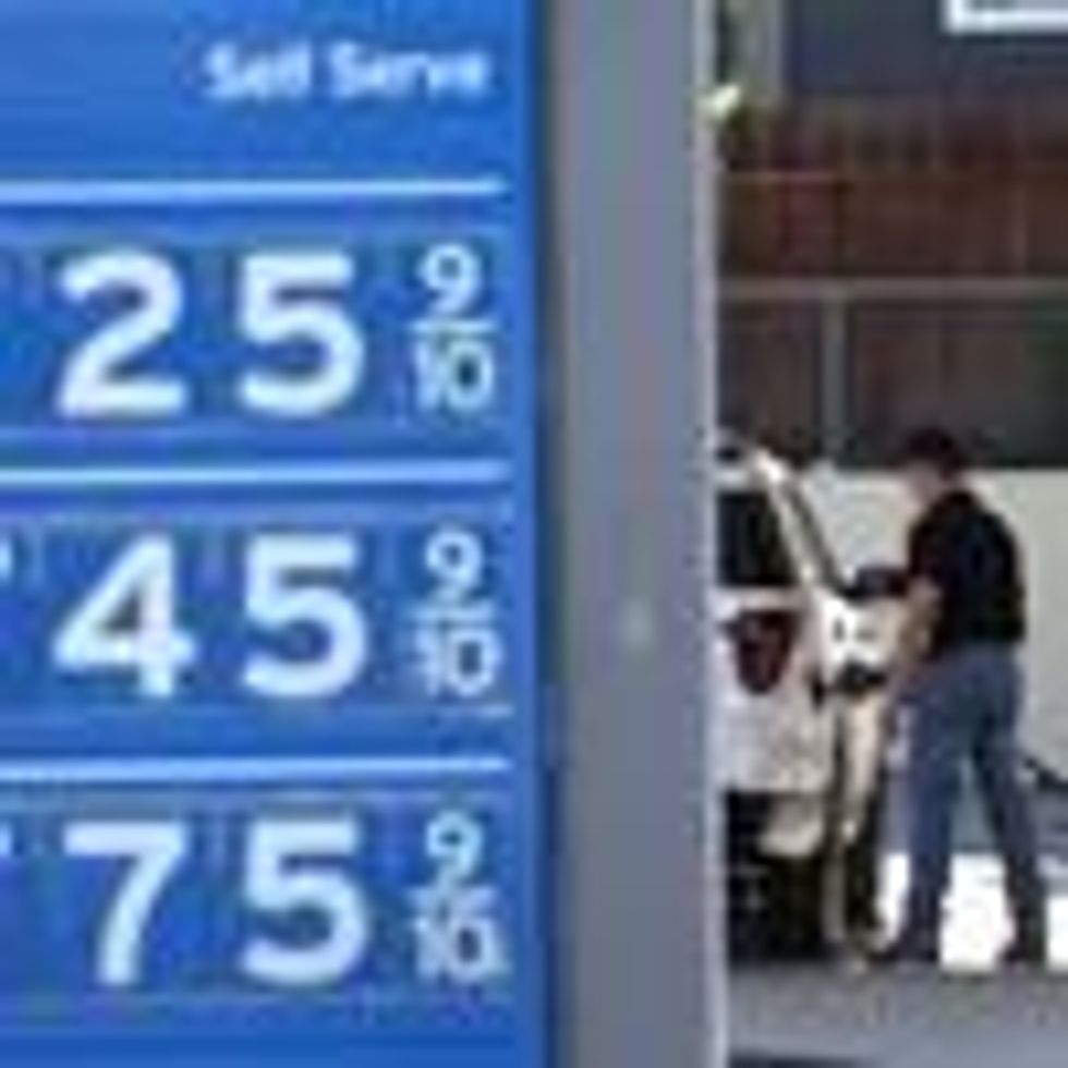 Gas prices seen in California