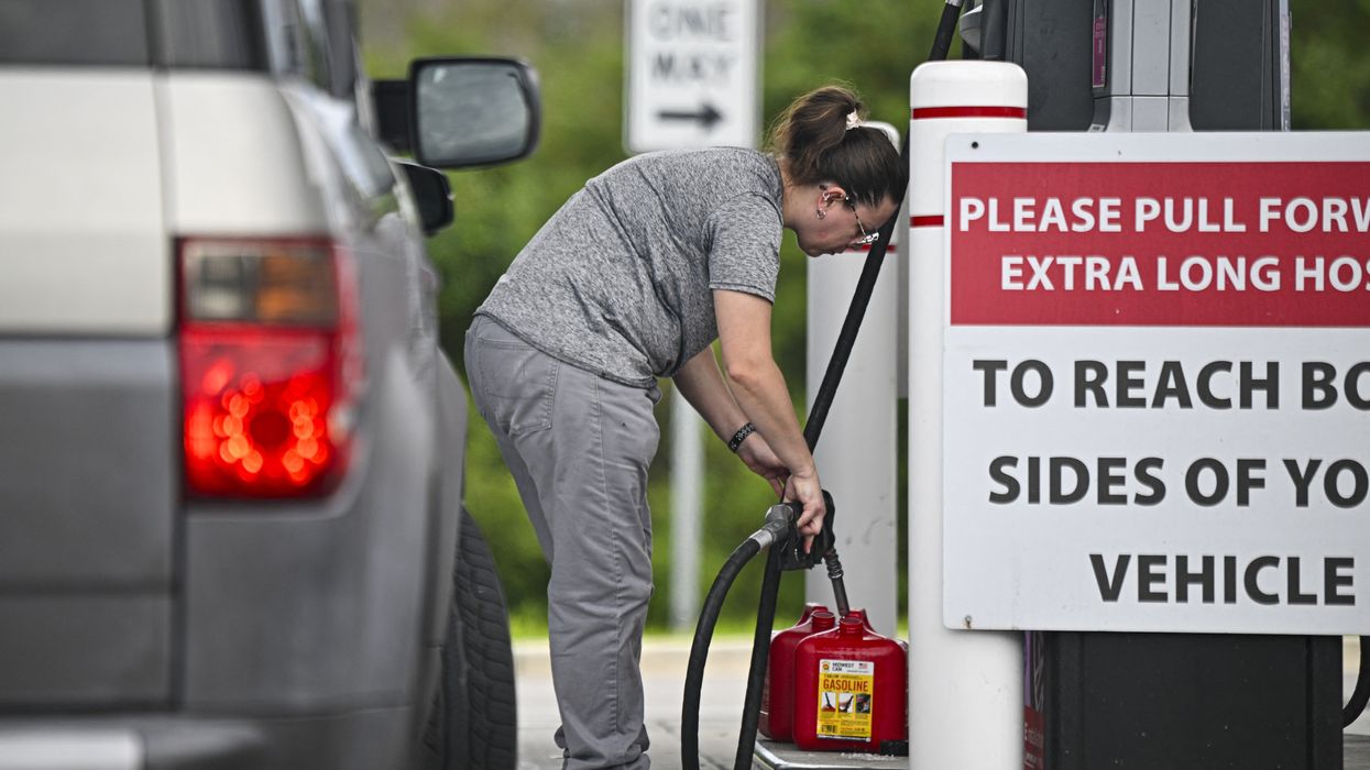 Gas station ahead of Hurrican Milton landfall