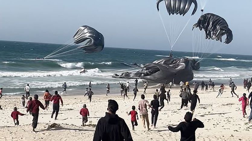 Gaza aid airdrop
