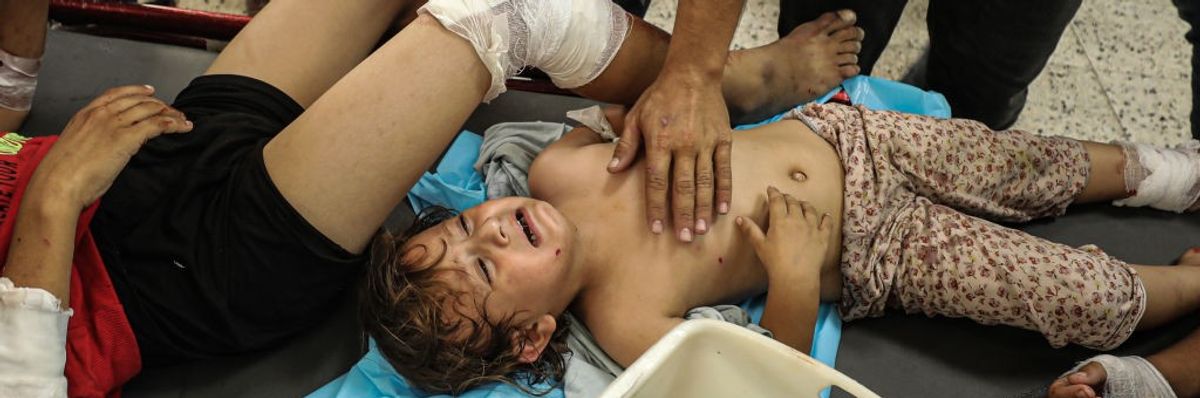 Gaza child receives treatment