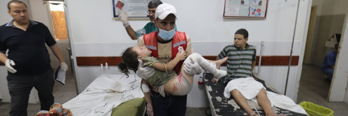 Gaza injured child