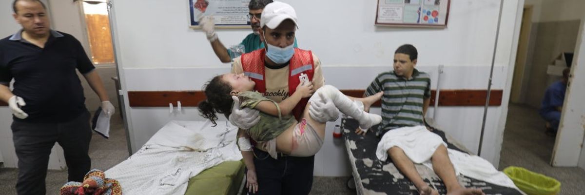 Gaza injured child