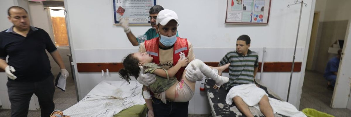 Gaza injured child