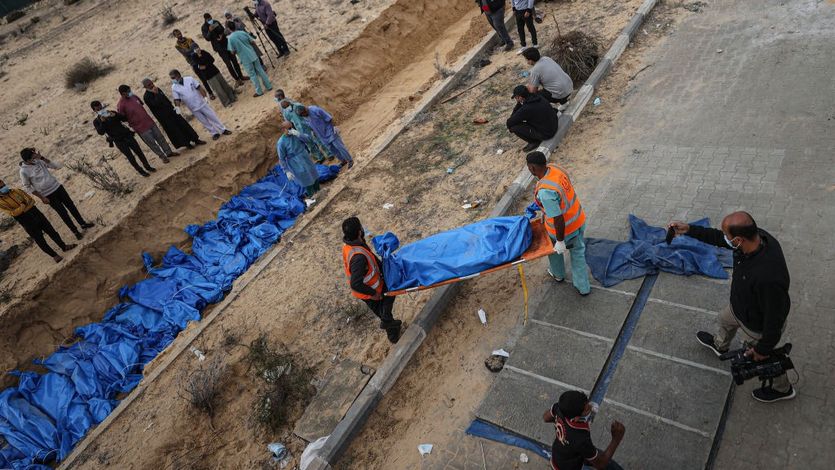 Gaza mass grave