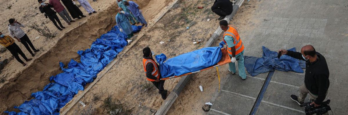 Gaza mass grave