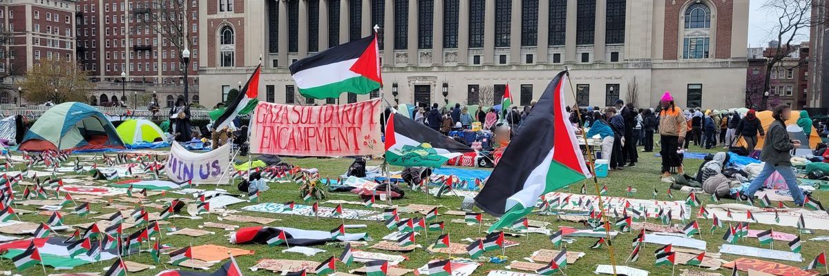 Gaza Solidarity Encampment at Columbia.