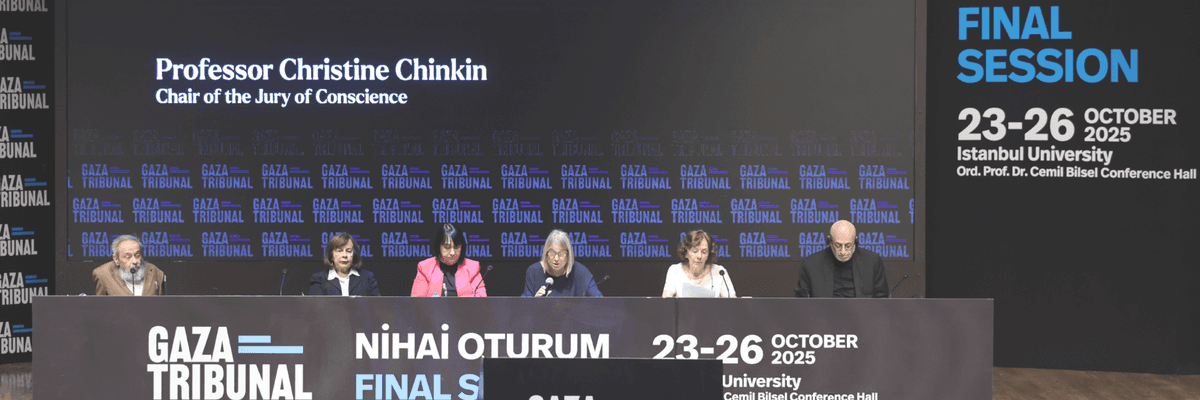 Gaza Tribunal Jury of Conscience delivers final statement in Istanbul