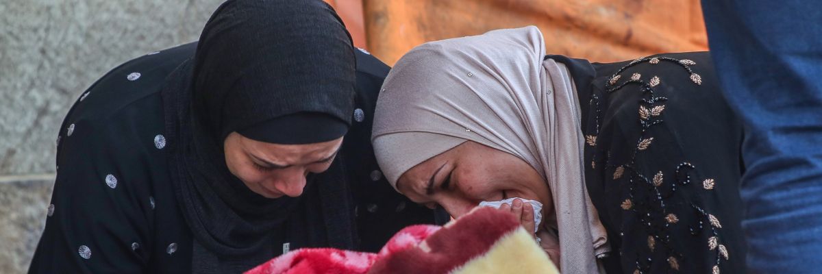 Gaza women mourn slain civilians