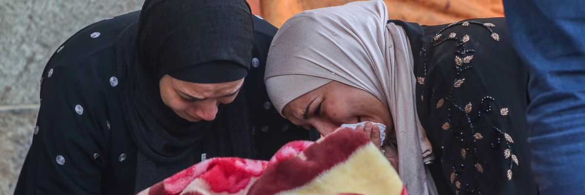 Gaza women mourn slain civilians