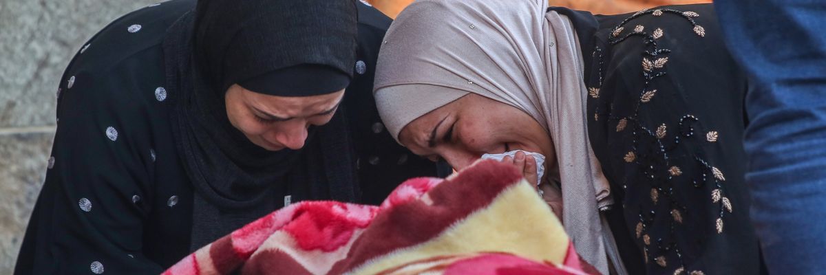 Gaza women mourn slain civilians