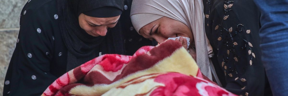 Gaza women mourn slain civilians