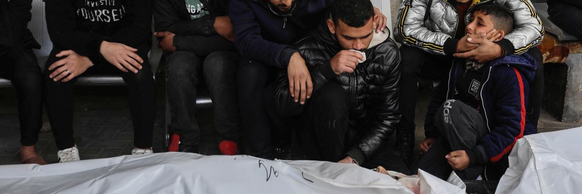 Gazans mourn loved ones