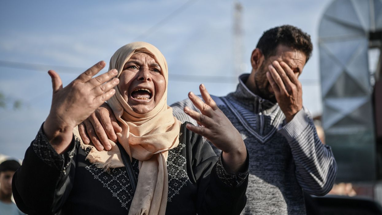 Gazans mourn victims of Israeli airstrikes