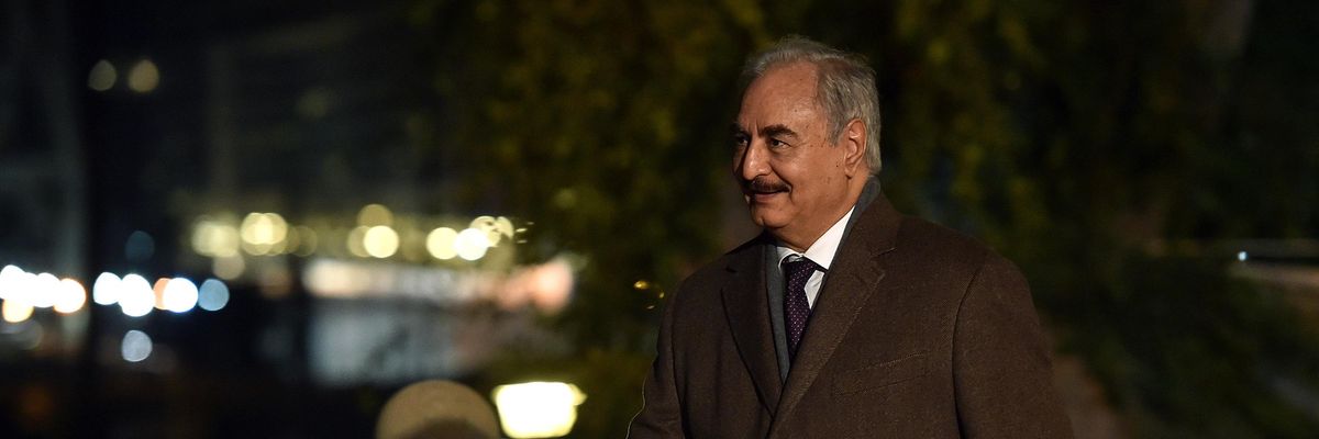 Libya's Incoming Strongman Haftar Will Send the Oil Out to Europe--and Keep Its Migrants In