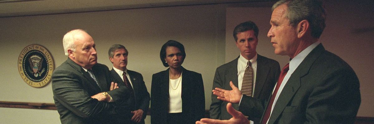 George W. Bush, Dick Cheney, and Condoleezza Rice