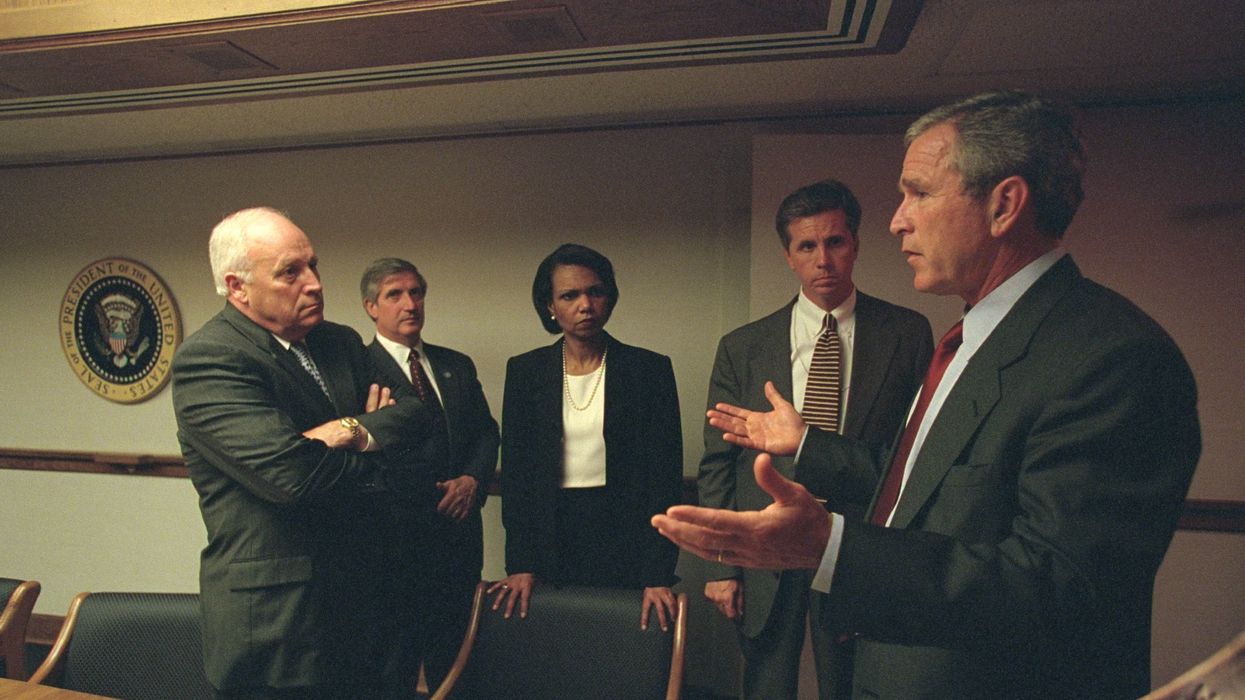 George W. Bush, Dick Cheney, and Condoleezza Rice
