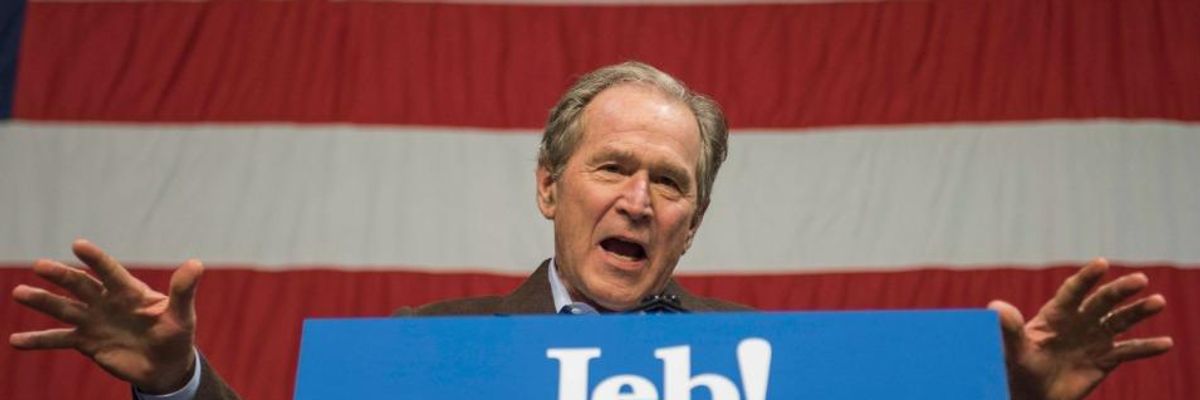 George W Bush's Support for Jeb is a Reminder of His Disastrous Legacy