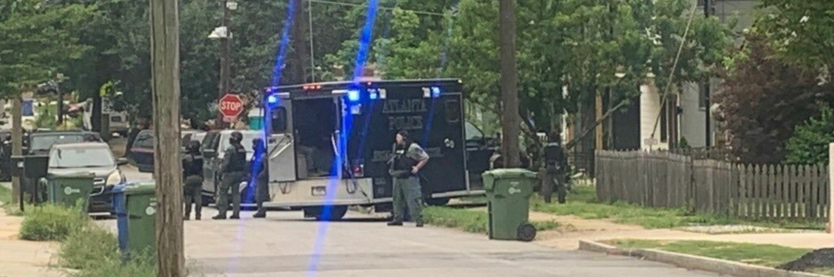 Georgia authorities use helicopters and SWAT teams to arrest three people