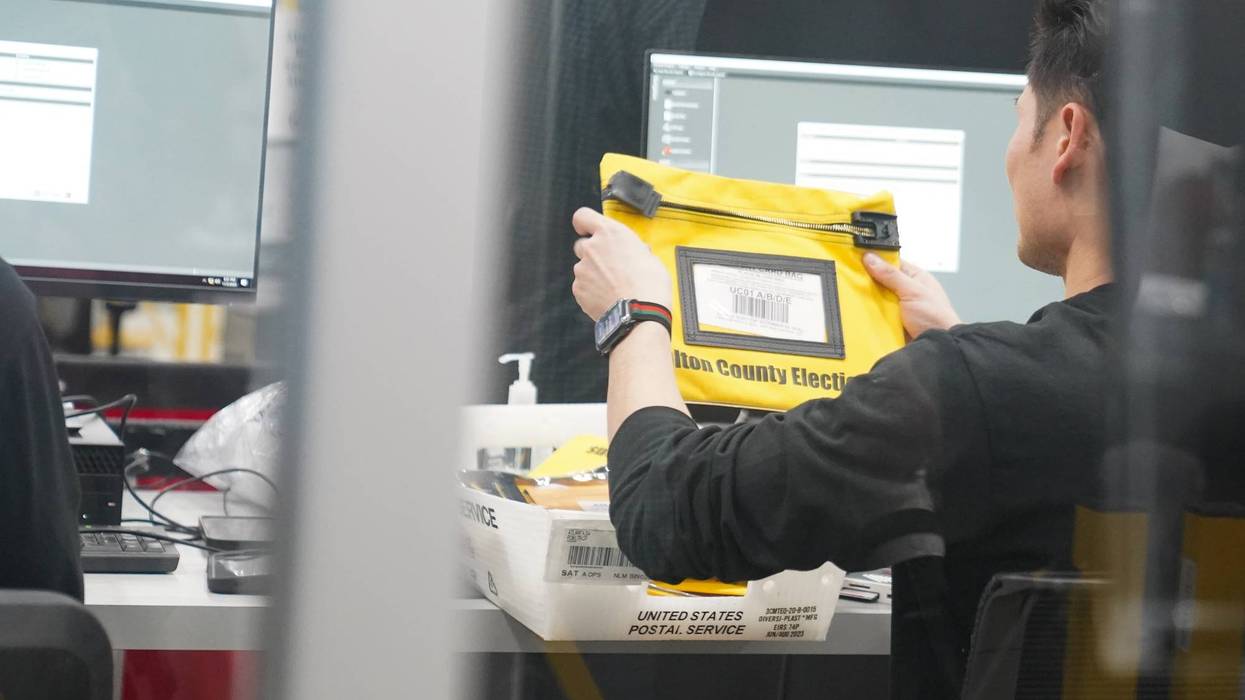 Georgia Ballots Are Processed And Counted On Election Day