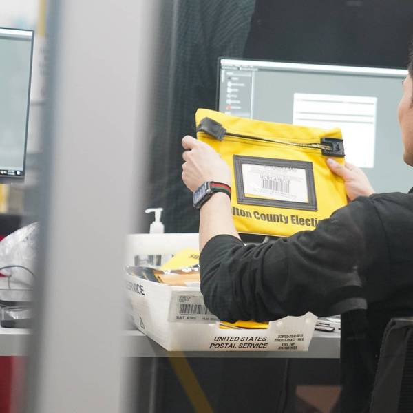 Georgia Ballots Are Processed And Counted On Election Day