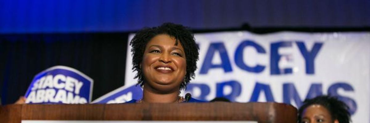 'Historic Victory for Entire Progressive Movement' as Stacey Abrams Wins Georgia Primary