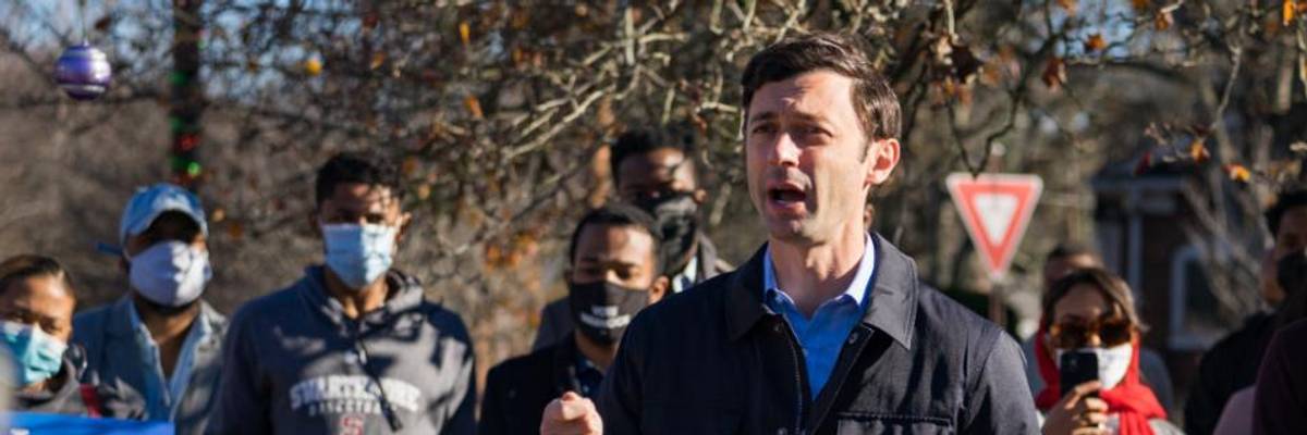 '$600 Is a Joke': Georgia Democrats Ossoff and Warnock Embrace Push for $2,000 Stimulus Checks as Runoff Nears