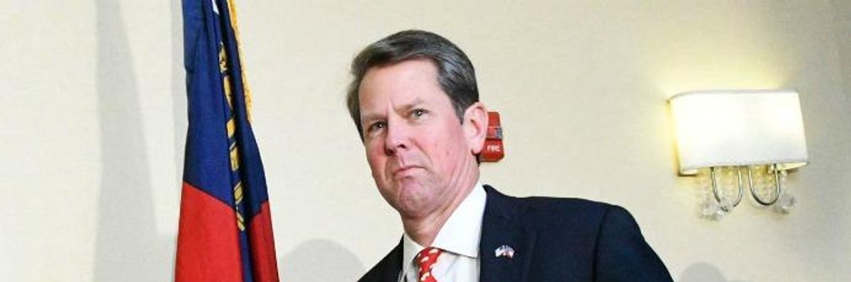 Georgia Voters File Last-Minute Lawsuit to Stop Republican Brian Kemp From Counting Ballots in His Own Race