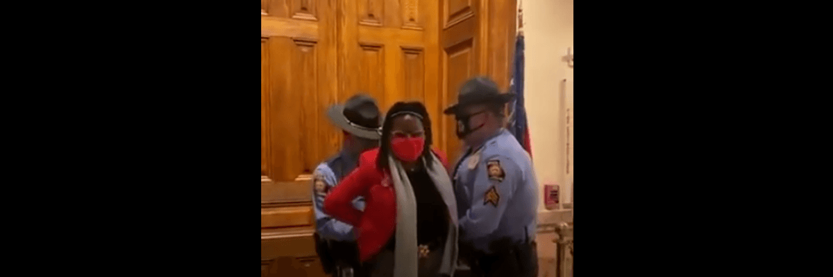 Georgia Rep. Charged With Felonies for Knocking on Kemp's Door as He Signed Voter Suppression Bill