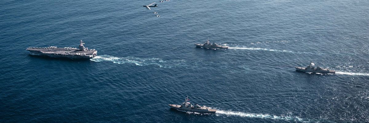 Gerald R. Ford Carrier Strike Group and U.S. Air Force B-52 Joint Operations