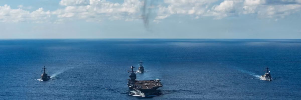 Gerald R. Ford Carrier Strike Group and U.S. Air Force B-52 Joint Operations