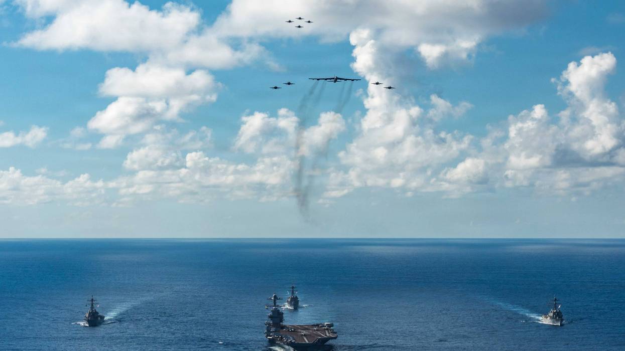 Gerald R. Ford Carrier Strike Group and U.S. Air Force B-52 Joint Operations