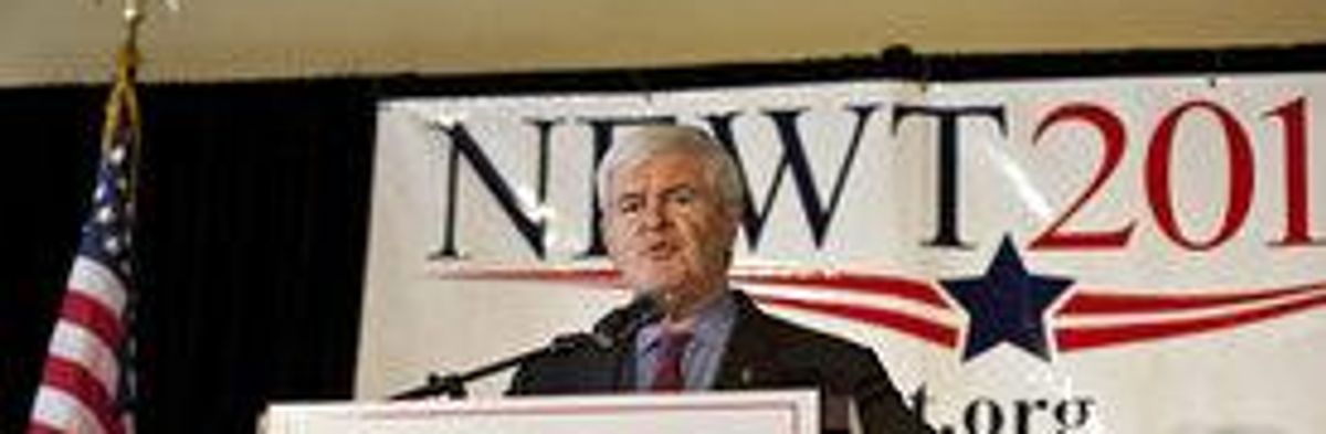Gingrich Calls Palestinians 'Invented' People