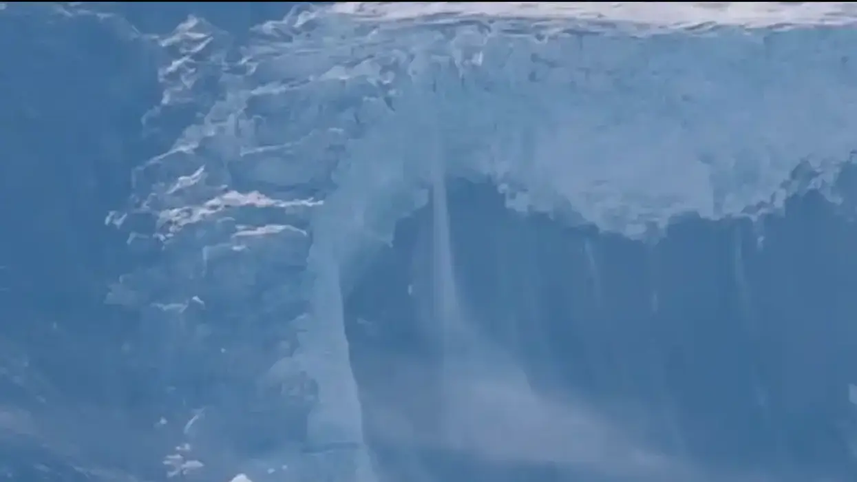 Glacier collapse.