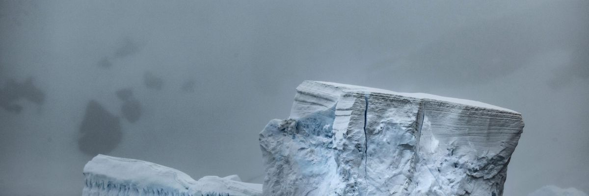 Glaciers are seen in Antartica